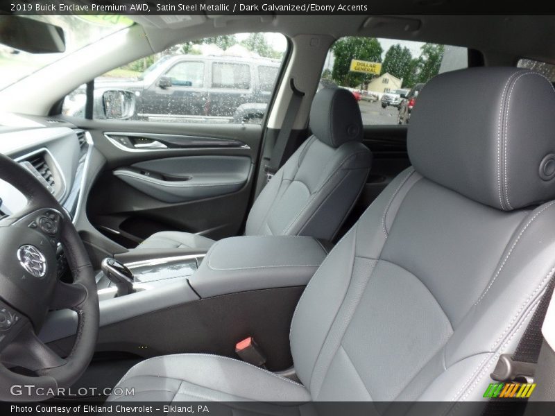 Satin Steel Metallic / Dark Galvanized/Ebony Accents 2019 Buick Enclave Premium AWD