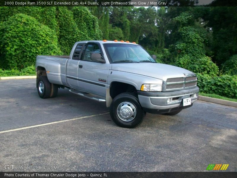 Light Driftwood Satin Glow / Mist Gray 2000 Dodge Ram 3500 SLT Extended Cab 4x4 Dually