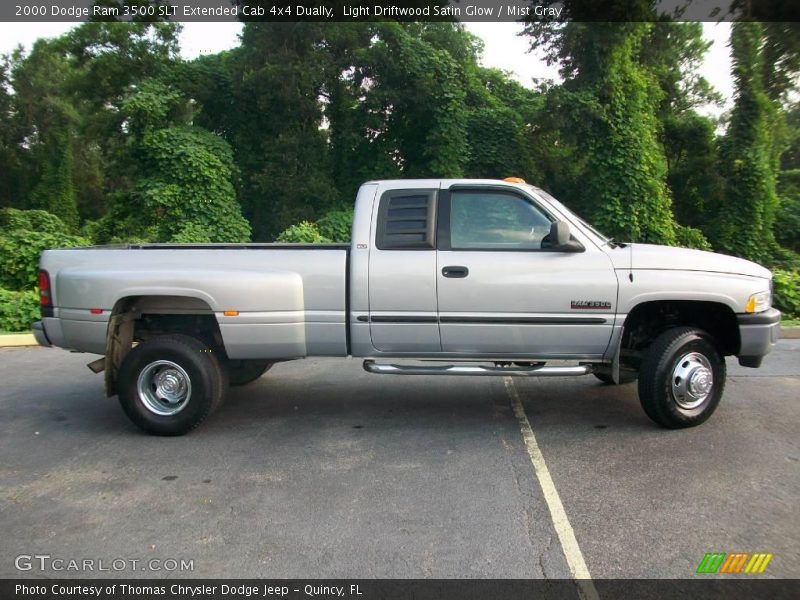 Light Driftwood Satin Glow / Mist Gray 2000 Dodge Ram 3500 SLT Extended Cab 4x4 Dually