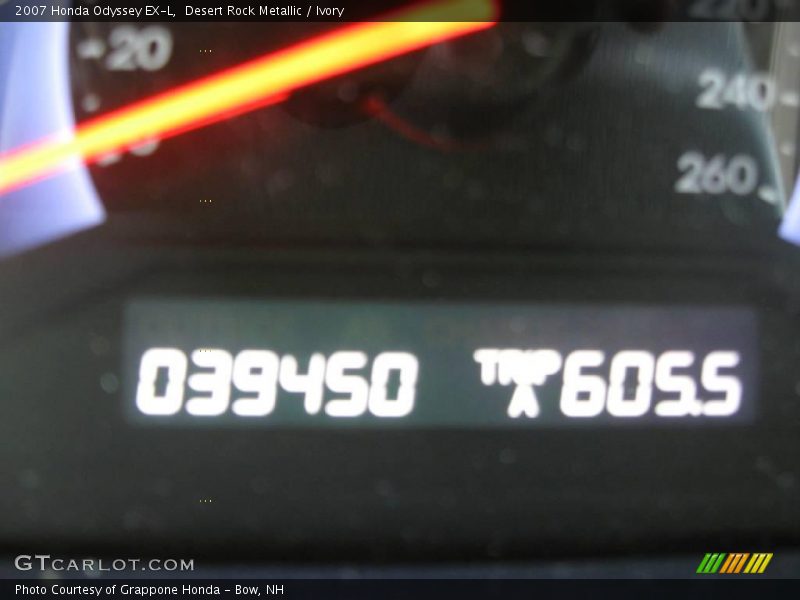 Desert Rock Metallic / Ivory 2007 Honda Odyssey EX-L