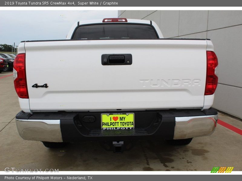 Super White / Graphite 2019 Toyota Tundra SR5 CrewMax 4x4