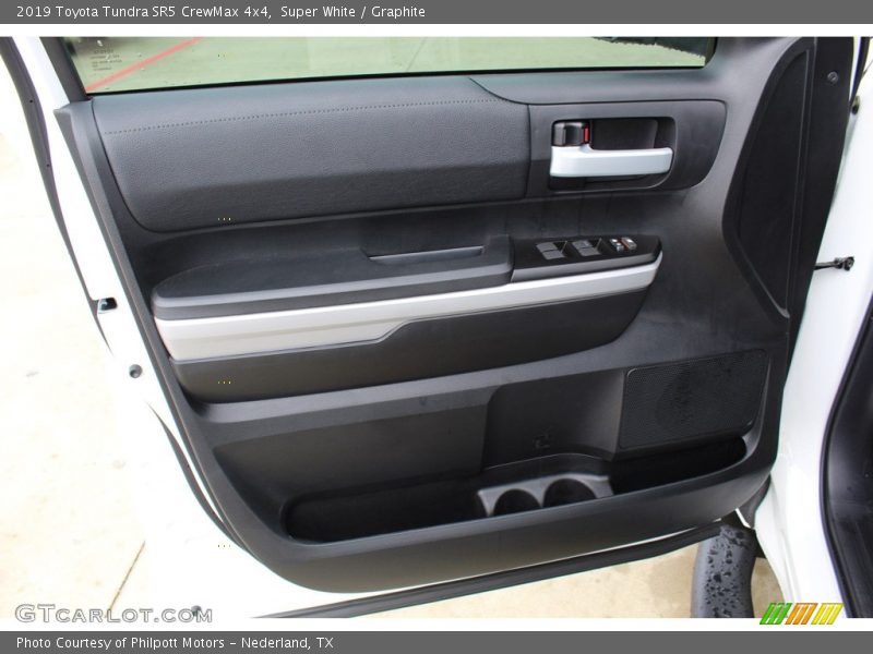 Super White / Graphite 2019 Toyota Tundra SR5 CrewMax 4x4