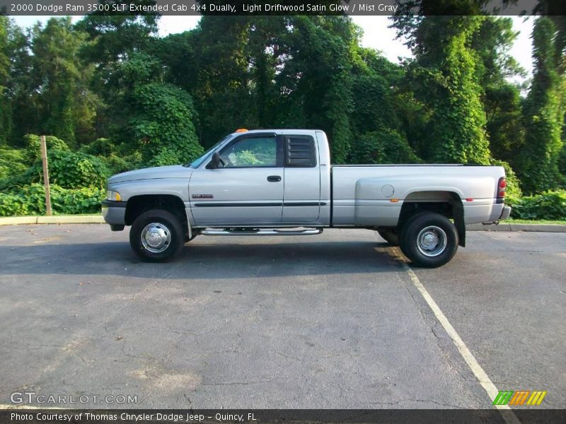 Light Driftwood Satin Glow / Mist Gray 2000 Dodge Ram 3500 SLT Extended Cab 4x4 Dually
