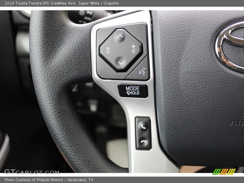 Super White / Graphite 2019 Toyota Tundra SR5 CrewMax 4x4