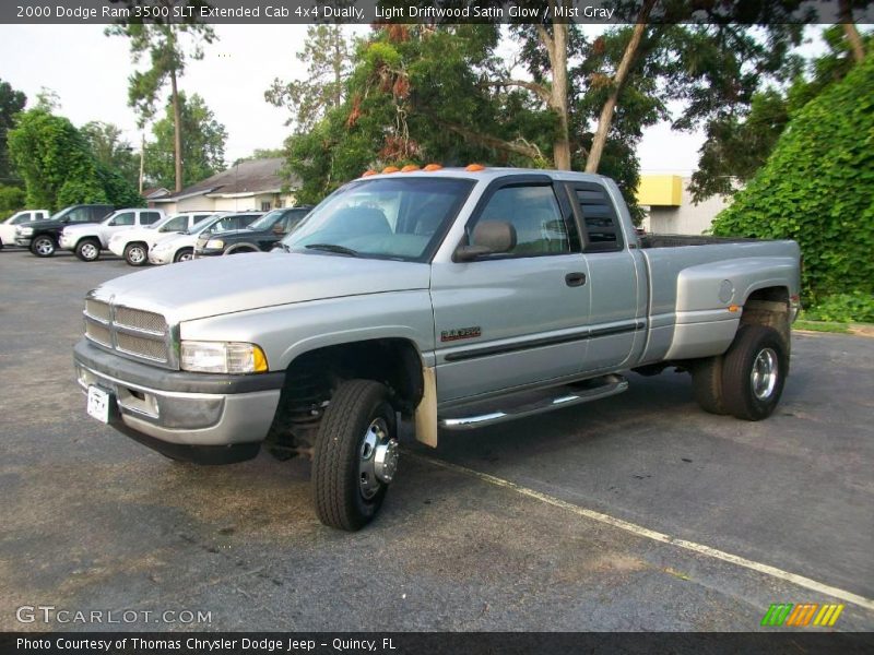 Light Driftwood Satin Glow / Mist Gray 2000 Dodge Ram 3500 SLT Extended Cab 4x4 Dually
