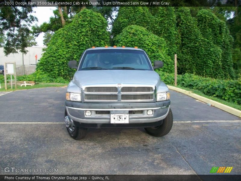 Light Driftwood Satin Glow / Mist Gray 2000 Dodge Ram 3500 SLT Extended Cab 4x4 Dually