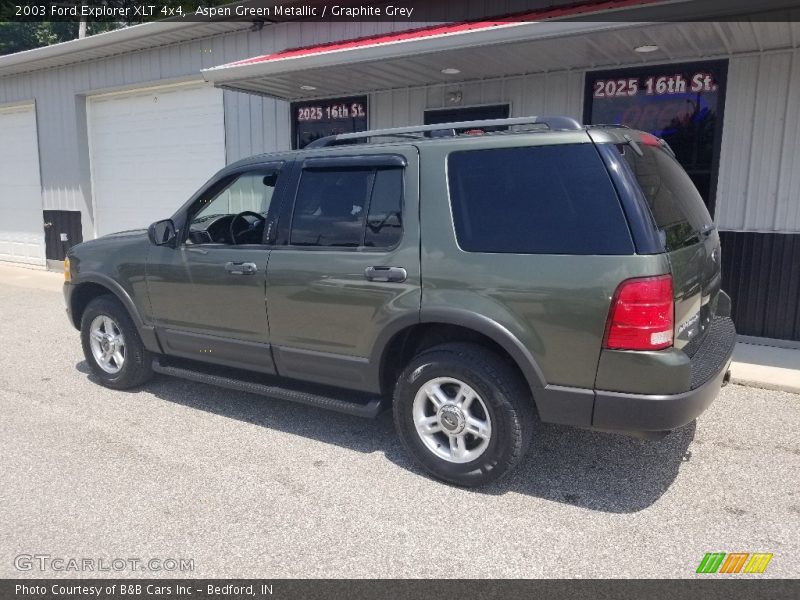 Aspen Green Metallic / Graphite Grey 2003 Ford Explorer XLT 4x4
