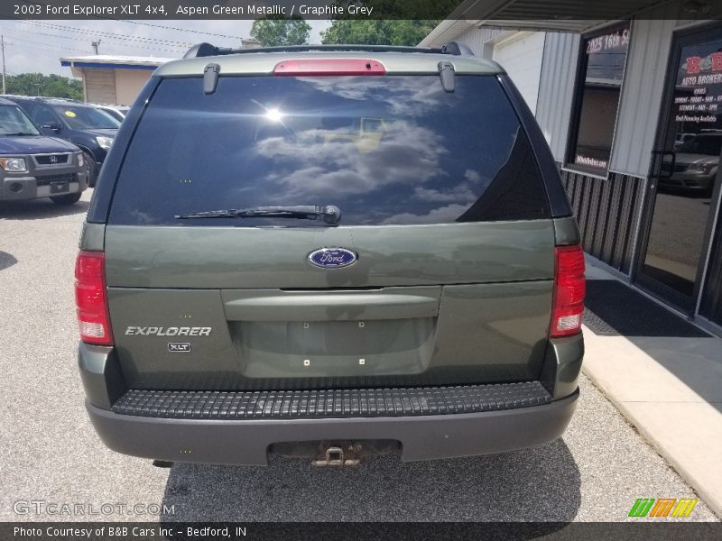 Aspen Green Metallic / Graphite Grey 2003 Ford Explorer XLT 4x4