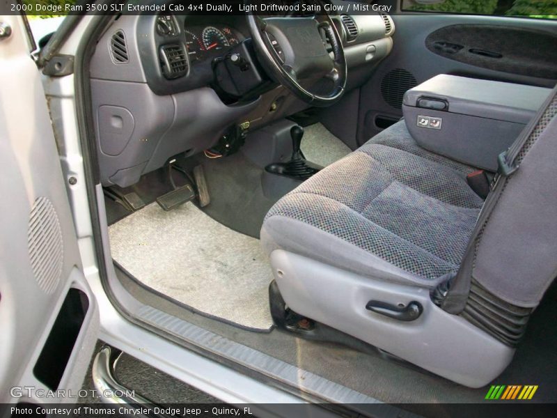 Light Driftwood Satin Glow / Mist Gray 2000 Dodge Ram 3500 SLT Extended Cab 4x4 Dually