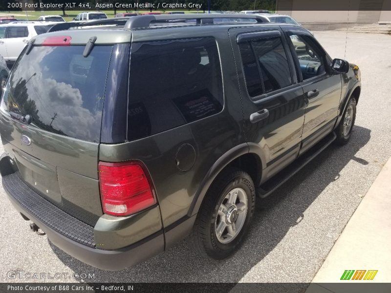 Aspen Green Metallic / Graphite Grey 2003 Ford Explorer XLT 4x4