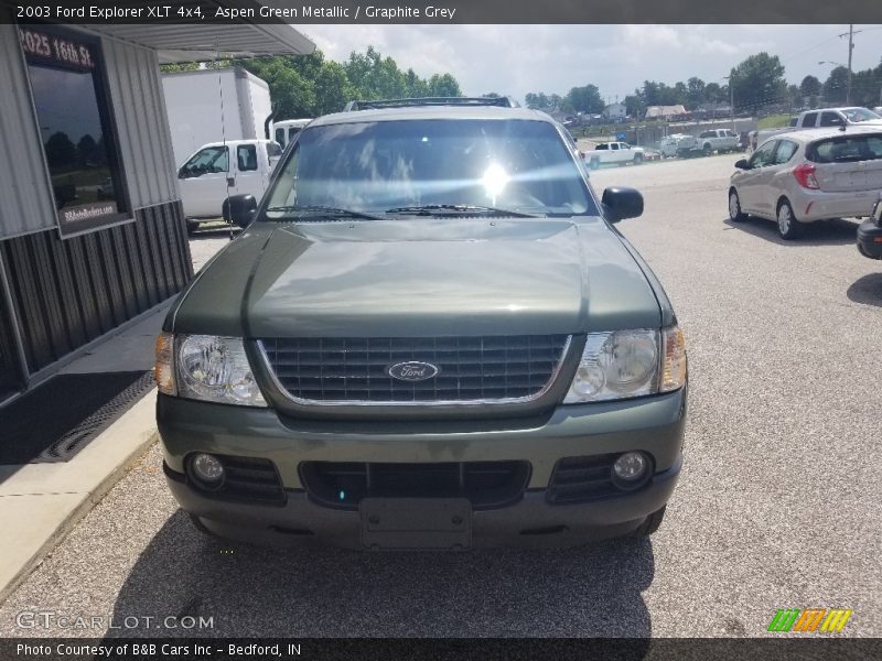 Aspen Green Metallic / Graphite Grey 2003 Ford Explorer XLT 4x4