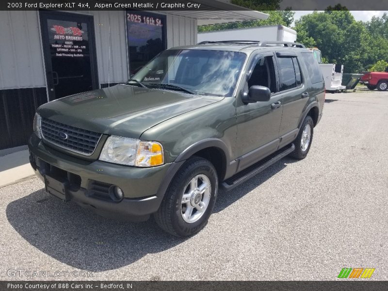 Aspen Green Metallic / Graphite Grey 2003 Ford Explorer XLT 4x4