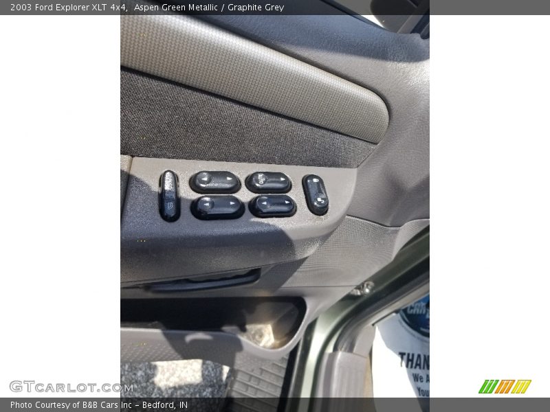 Aspen Green Metallic / Graphite Grey 2003 Ford Explorer XLT 4x4