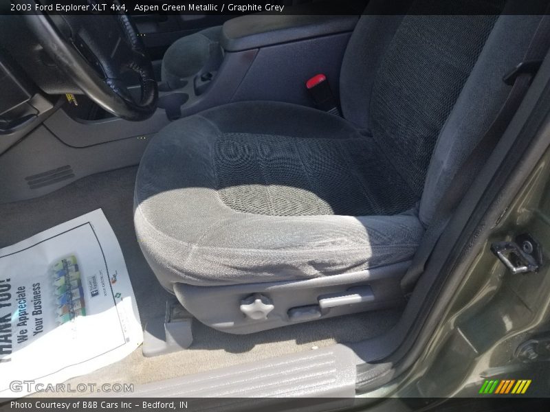 Aspen Green Metallic / Graphite Grey 2003 Ford Explorer XLT 4x4