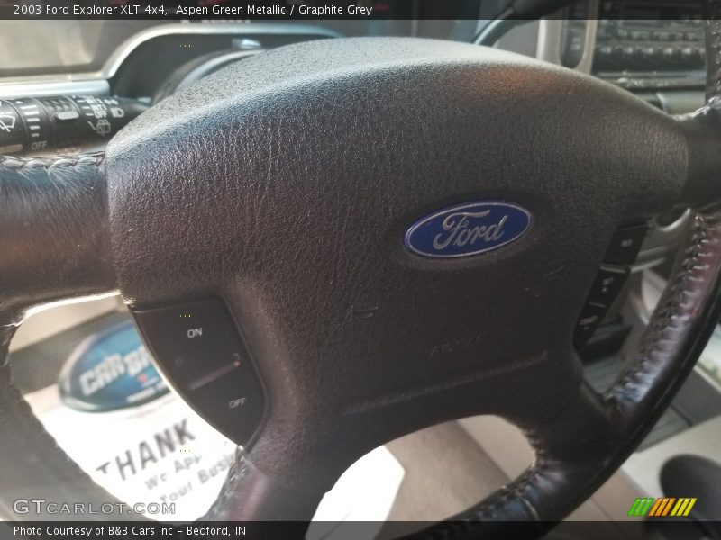Aspen Green Metallic / Graphite Grey 2003 Ford Explorer XLT 4x4