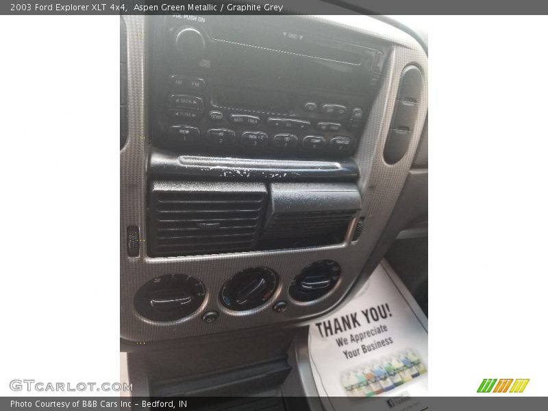 Aspen Green Metallic / Graphite Grey 2003 Ford Explorer XLT 4x4