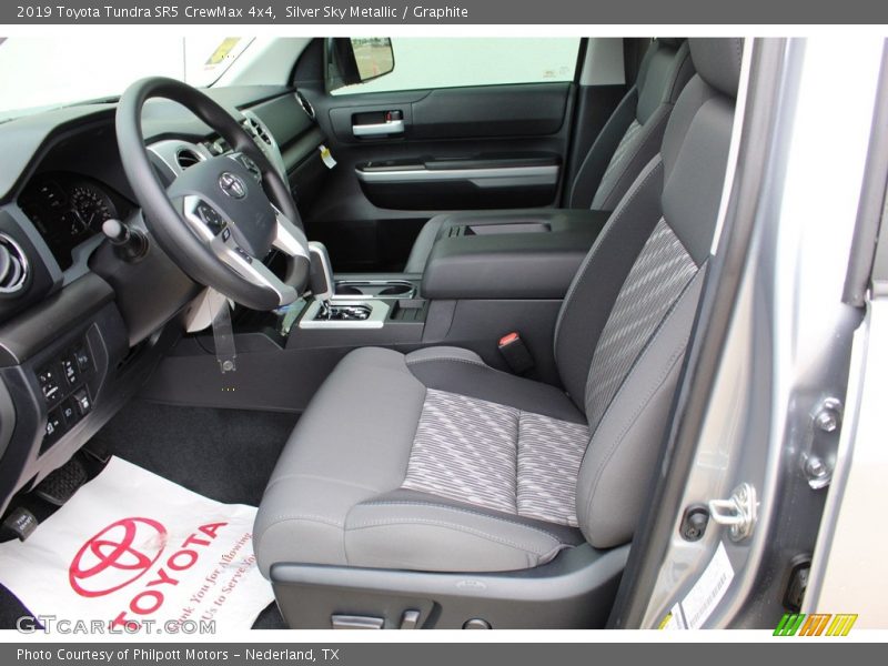 Silver Sky Metallic / Graphite 2019 Toyota Tundra SR5 CrewMax 4x4
