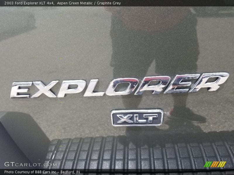 Aspen Green Metallic / Graphite Grey 2003 Ford Explorer XLT 4x4