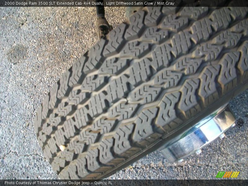 Light Driftwood Satin Glow / Mist Gray 2000 Dodge Ram 3500 SLT Extended Cab 4x4 Dually