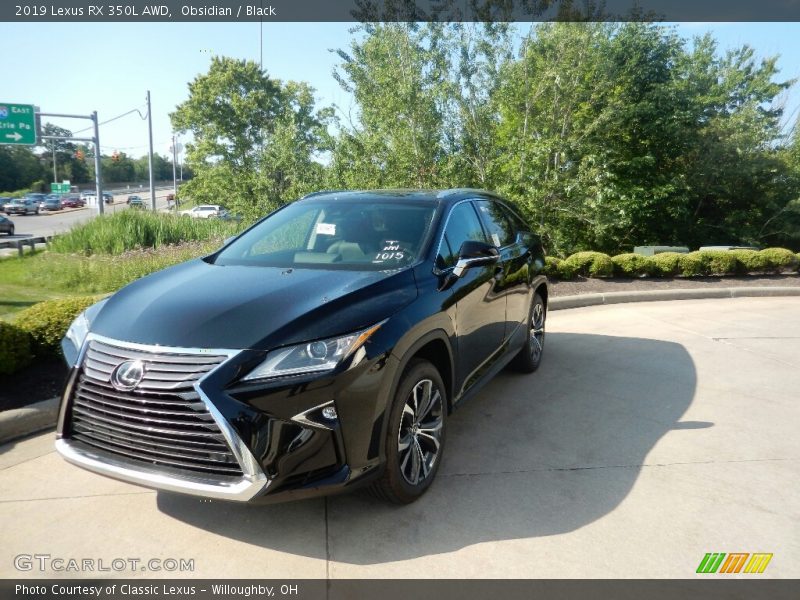 Obsidian / Black 2019 Lexus RX 350L AWD