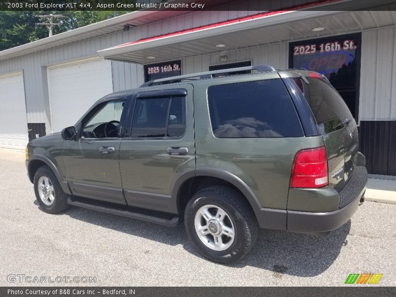 Aspen Green Metallic / Graphite Grey 2003 Ford Explorer XLT 4x4