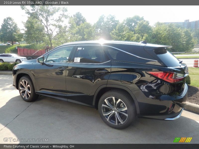 Obsidian / Black 2019 Lexus RX 350L AWD