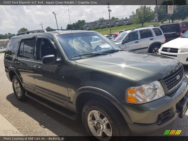 Aspen Green Metallic / Graphite Grey 2003 Ford Explorer XLT 4x4