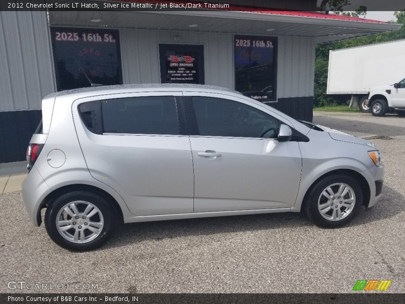 Silver Ice Metallic / Jet Black/Dark Titanium 2012 Chevrolet Sonic LT Hatch