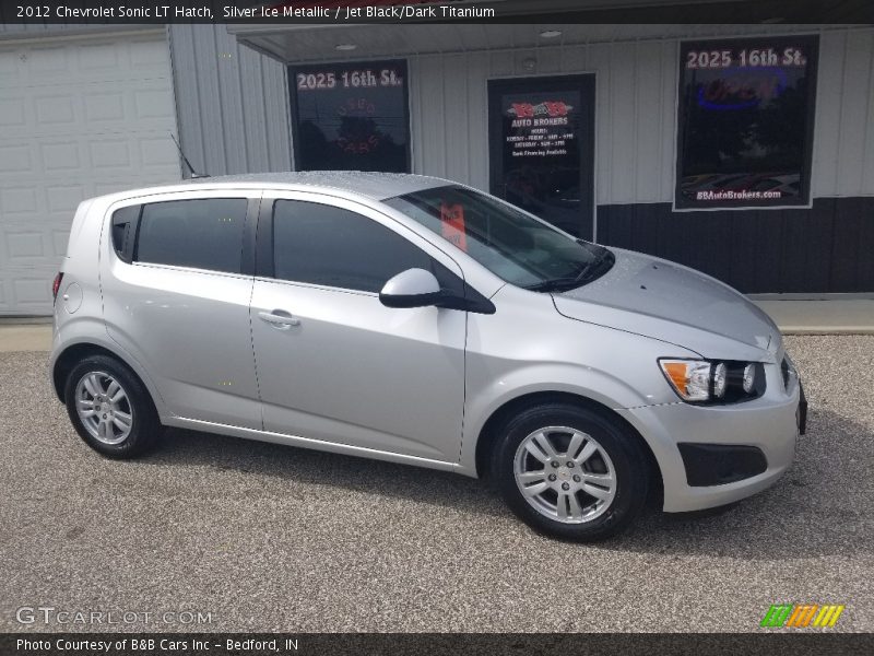Silver Ice Metallic / Jet Black/Dark Titanium 2012 Chevrolet Sonic LT Hatch