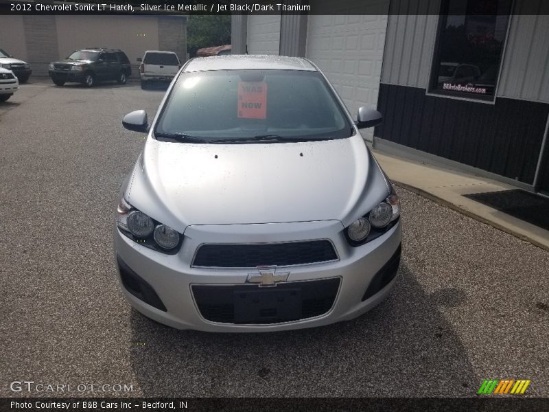 Silver Ice Metallic / Jet Black/Dark Titanium 2012 Chevrolet Sonic LT Hatch