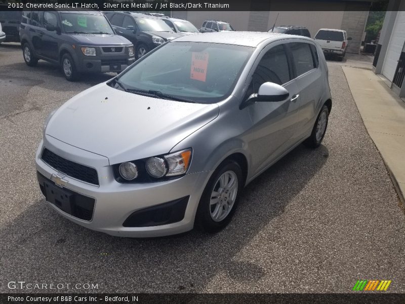 Silver Ice Metallic / Jet Black/Dark Titanium 2012 Chevrolet Sonic LT Hatch