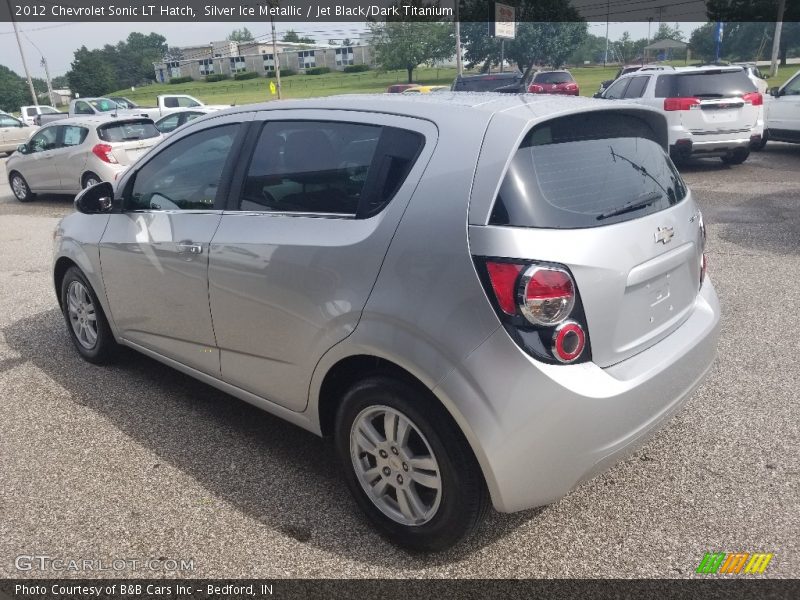 Silver Ice Metallic / Jet Black/Dark Titanium 2012 Chevrolet Sonic LT Hatch