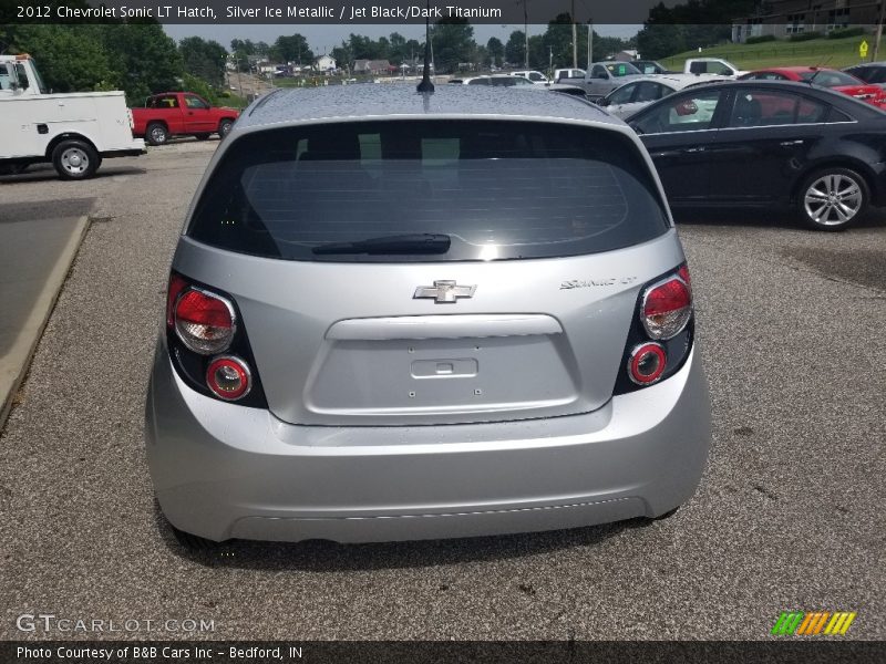 Silver Ice Metallic / Jet Black/Dark Titanium 2012 Chevrolet Sonic LT Hatch