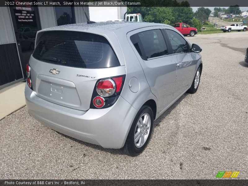 Silver Ice Metallic / Jet Black/Dark Titanium 2012 Chevrolet Sonic LT Hatch
