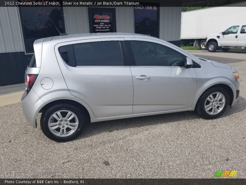 Silver Ice Metallic / Jet Black/Dark Titanium 2012 Chevrolet Sonic LT Hatch