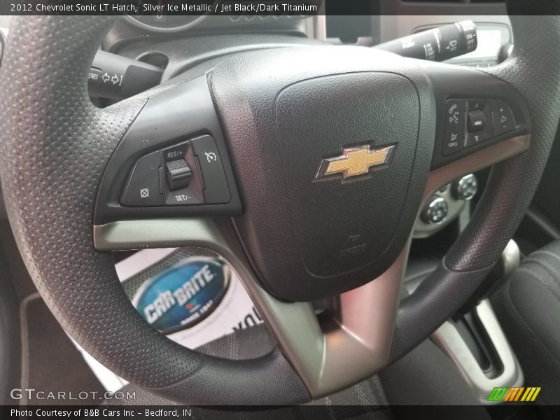 Silver Ice Metallic / Jet Black/Dark Titanium 2012 Chevrolet Sonic LT Hatch