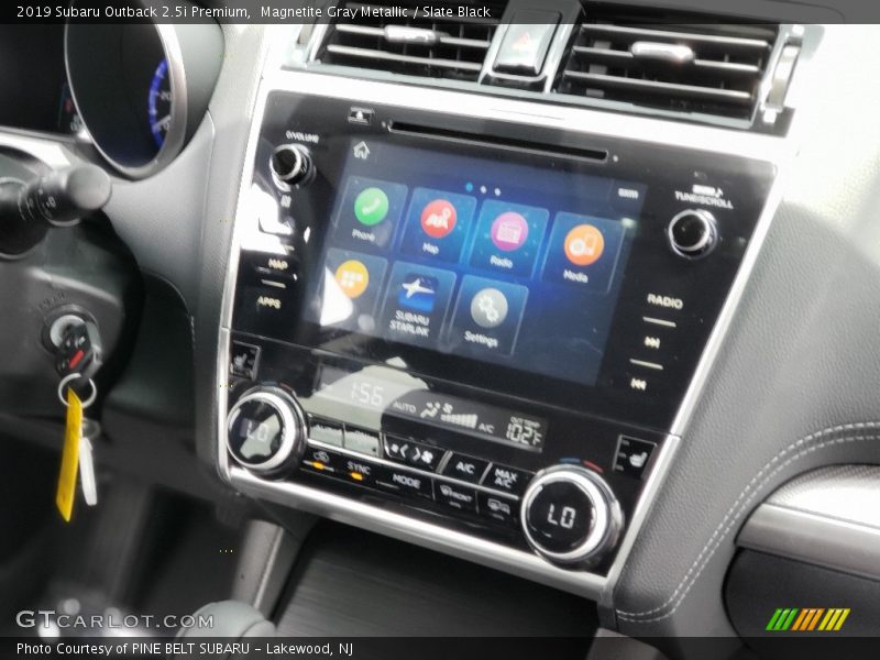 Magnetite Gray Metallic / Slate Black 2019 Subaru Outback 2.5i Premium