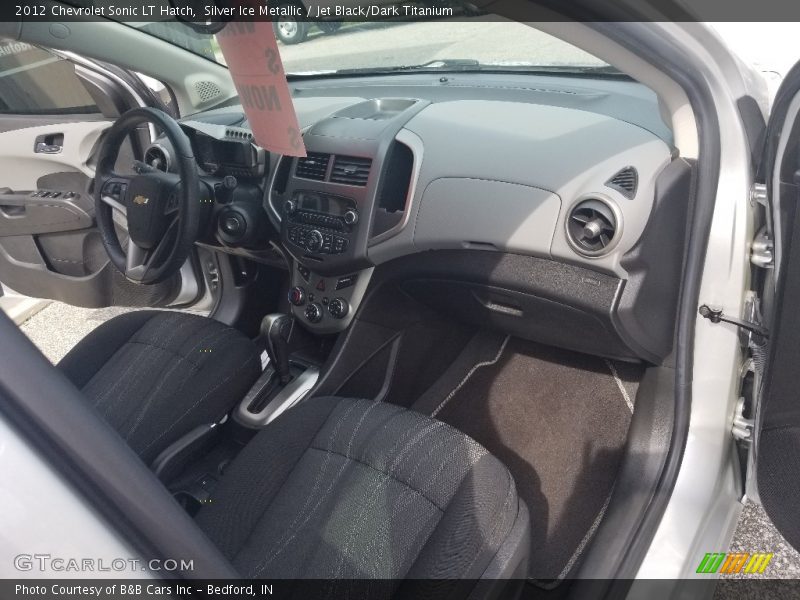 Silver Ice Metallic / Jet Black/Dark Titanium 2012 Chevrolet Sonic LT Hatch
