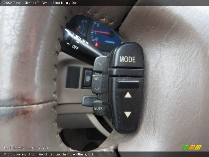 Desert Sand Mica / Oak 2002 Toyota Sienna LE