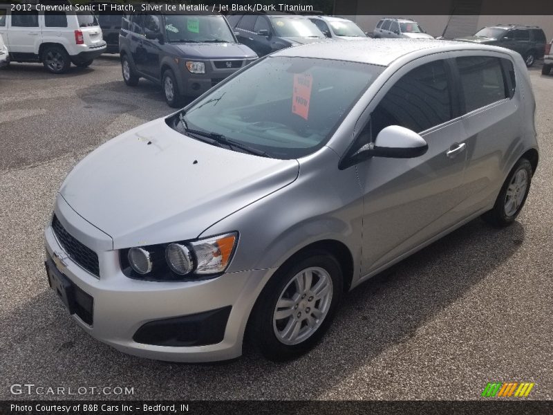 Silver Ice Metallic / Jet Black/Dark Titanium 2012 Chevrolet Sonic LT Hatch