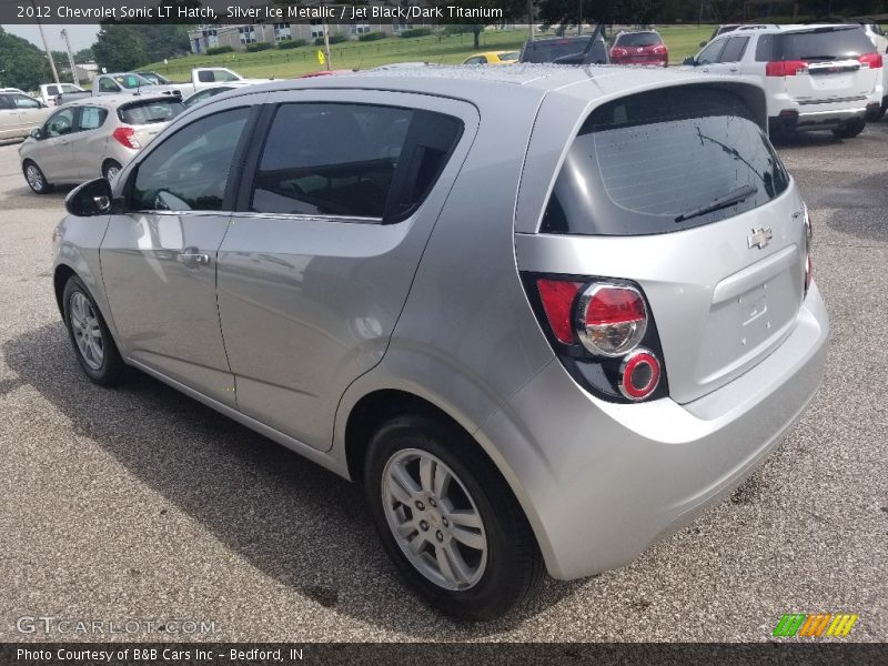 Silver Ice Metallic / Jet Black/Dark Titanium 2012 Chevrolet Sonic LT Hatch