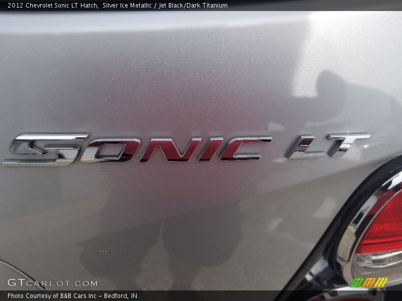Silver Ice Metallic / Jet Black/Dark Titanium 2012 Chevrolet Sonic LT Hatch