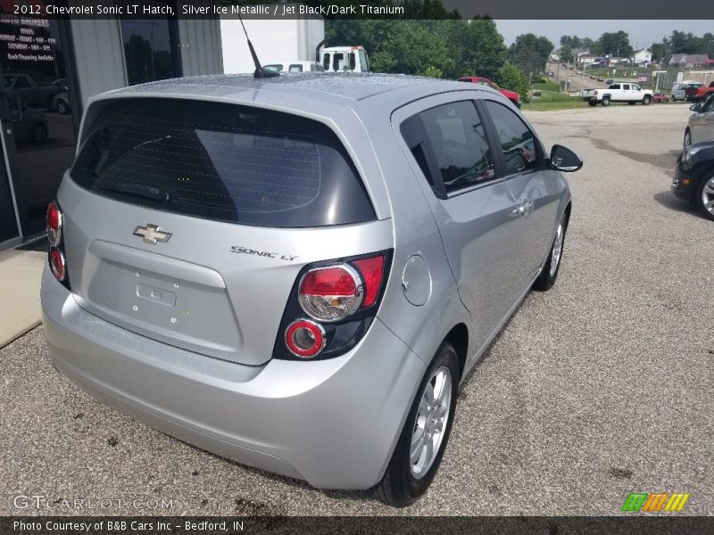 Silver Ice Metallic / Jet Black/Dark Titanium 2012 Chevrolet Sonic LT Hatch