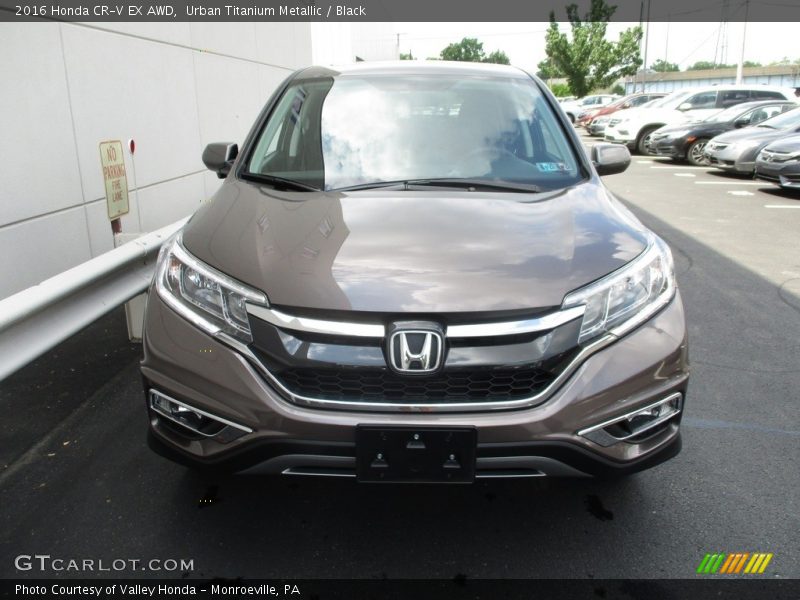 Urban Titanium Metallic / Black 2016 Honda CR-V EX AWD