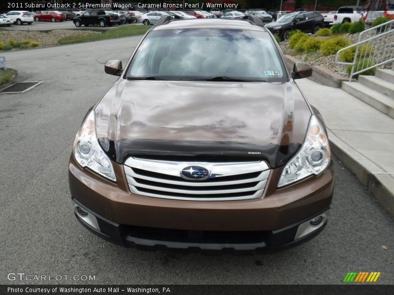 Caramel Bronze Pearl / Warm Ivory 2011 Subaru Outback 2.5i Premium Wagon