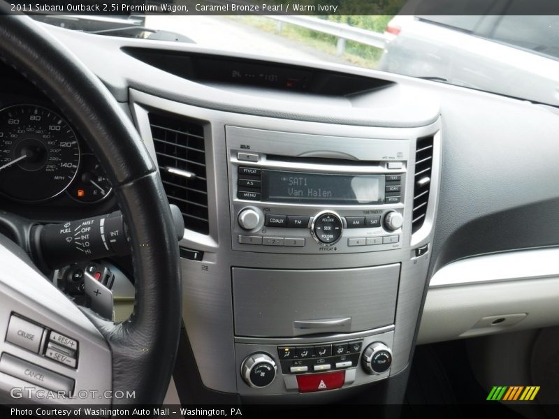 Caramel Bronze Pearl / Warm Ivory 2011 Subaru Outback 2.5i Premium Wagon