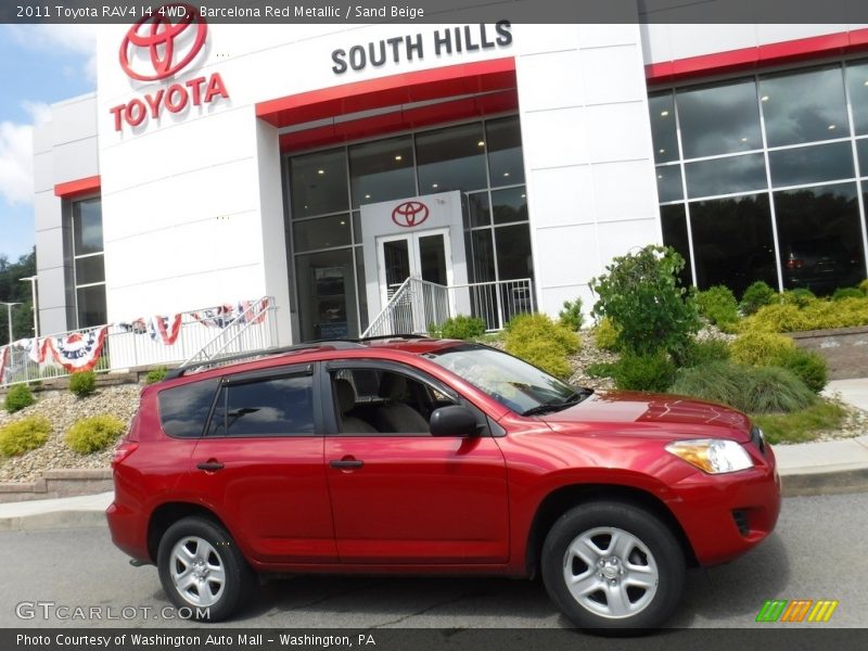 Barcelona Red Metallic / Sand Beige 2011 Toyota RAV4 I4 4WD