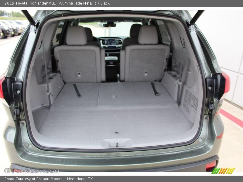 Alumina Jade Metallic / Black 2019 Toyota Highlander XLE