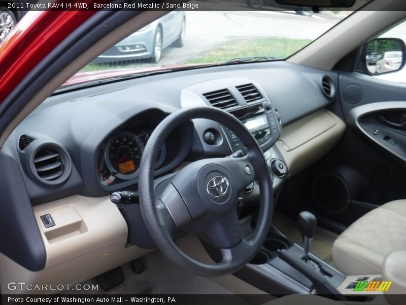 Barcelona Red Metallic / Sand Beige 2011 Toyota RAV4 I4 4WD