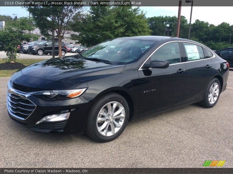 Mosaic Black Metallic / Dark Atmosphere/Light Wheat 2019 Chevrolet Malibu LT